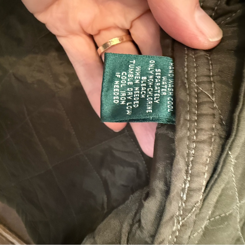 Lauren Ralph Lauren Olive Quilted Jacket - Picture 6 of 7